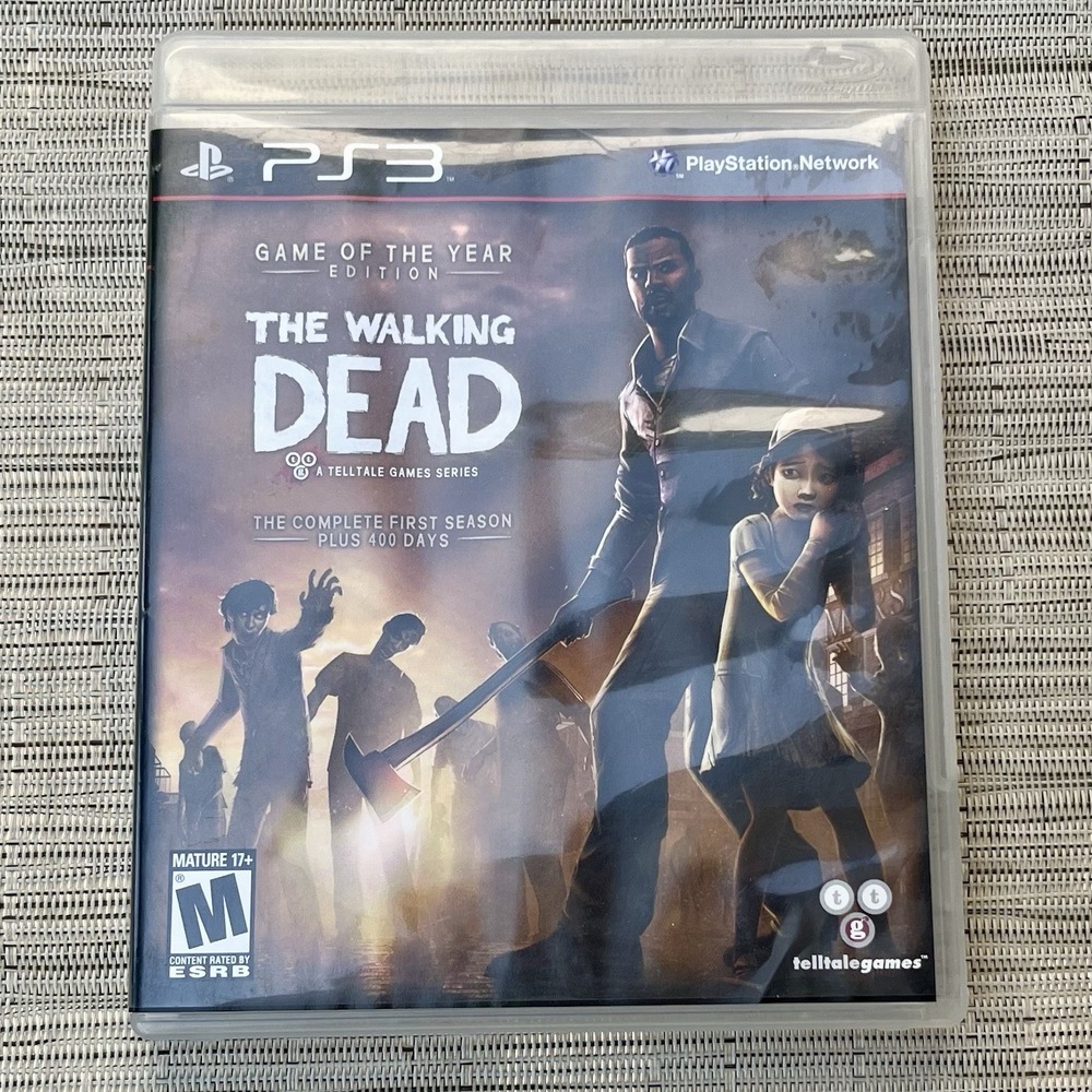 Walking Dead Game of the Year PlayStation 3 Manual/Bonus Content Telltale Games‎